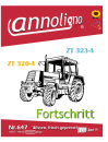 Fortschritt Landmaschinen Traktor/Schlepper Zugmaschine Typ ZT 320-A & 323-A  Bild- Bedienungsanleitung & Wartungsanleitung - annoligno 647